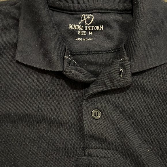 Set shirts size 12 & 14 dark blue in 9/10 condition - Picture 4 of 6